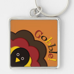 Thanksgiving kalkoen verbergen sleutelhanger