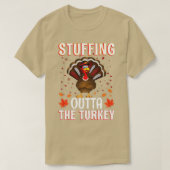 Thanksgiving kalkoendag t 1 t-shirt (Design voorkant)