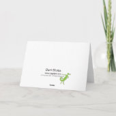 Thanksgiving Kalkoenen Kaart (Achterkant)