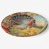 Thanksgiving kalkoenfeestdag Bord (Gekanteld)