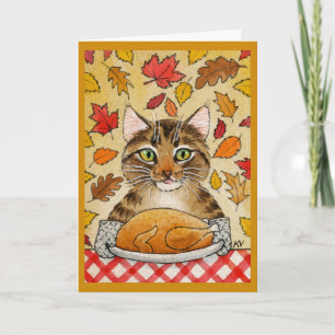 Thanksgiving kat najaar Turkije Kaart