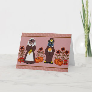 Thanksgiving Katten Feestdagen Kaart