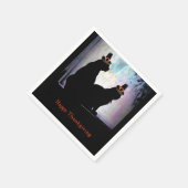 Thanksgiving Katten Servet (Hoek)