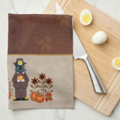 Thanksgiving Katten Theedoek (Quarter Fold)