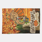 Thanksgiving keukenhanddoek (Horizontaal)