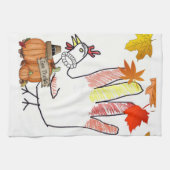 Thanksgiving keukenhanddoek (Horizontaal)