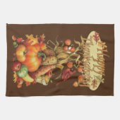 Thanksgiving keukenhanddoek (Horizontaal)