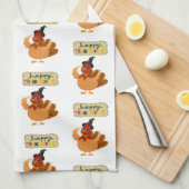 Thanksgiving keukenhanddoek (Quarter Fold)