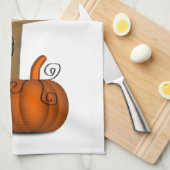Thanksgiving keukenhanddoek (Quarter Fold)
