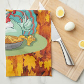 Thanksgiving keukenhanddoek (Quarter Fold)