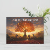 Thanksgiving Kinder 15 Feestdagenkaart (Staand voorkant)