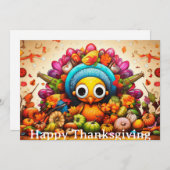 THANKSGIVING KINDER 2 FEESTDAGENKAART (Voorkant / Achterkant)