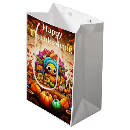 THANKSGIVING KINDER 2 MEDIUM CADEAUZAKJE (Voorkant Gekanteld)