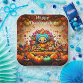 THANKSGIVING KINDER 2 PAPIEREN BORDJE (Feest)