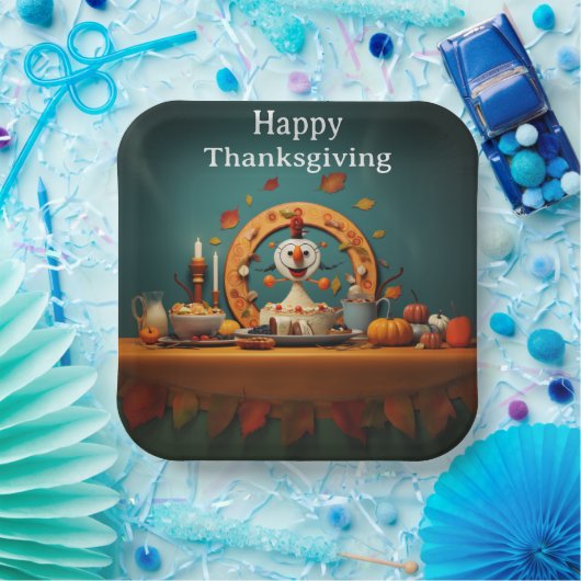 THANKSGIVING KINDER 5 PAPIEREN BORDJE (Feest)