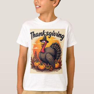 Thanksgiving Kinder Logo T-shirt