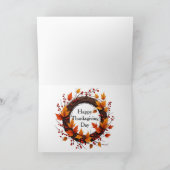 Thanksgiving kinderen feestdagen kaart (Binnen)