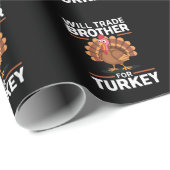 Thanksgiving - Kinderen zullen handelsbemiddeling Cadeaupapier (Rol Hoek)