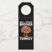 Thanksgiving - Kinderen zullen handelsbemiddeling  Flessenhanger (Voorkant)