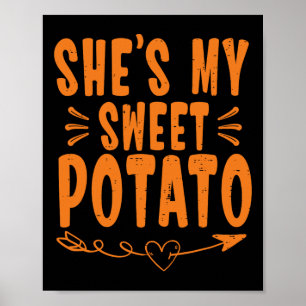 Thanksgiving komt overeen met een paar. Ze is mijn Poster