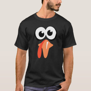 Thanksgiving kostuum Gekke gezagvoerder Turkije T-shirt