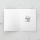 Thanksgiving-krans voor zus Custom voorzijde Kaart (Binnen)