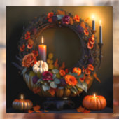 Thanksgiving Kransslagader Venster Cling Raamsticker (Vel 2)