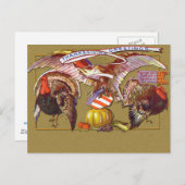  Thanksgiving KunstWenskaarten Feestdagenkaart (Voorkant / Achterkant)