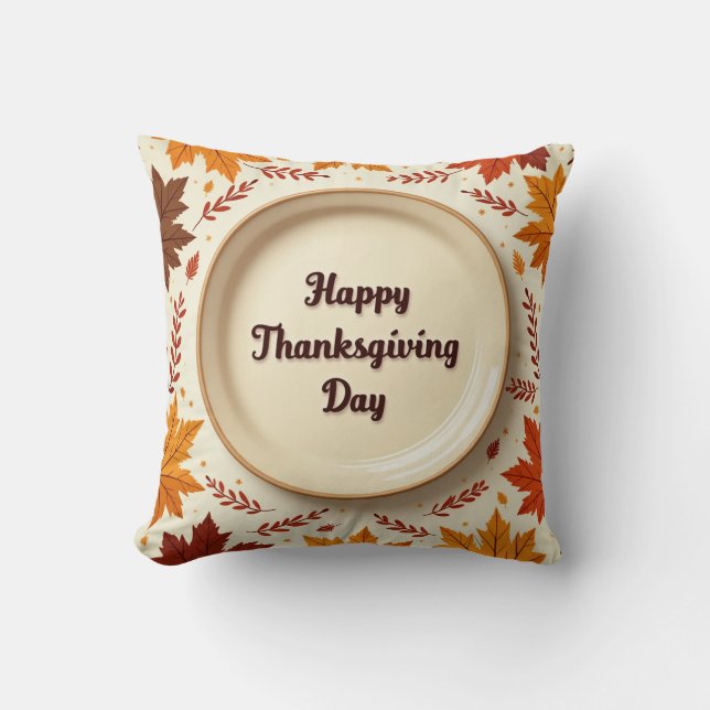 Thanksgiving kussen (Voorkant)