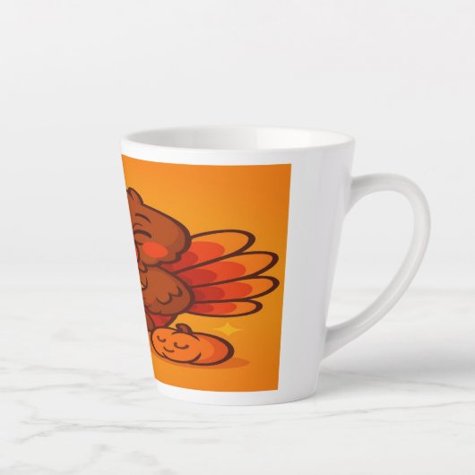 Thanksgiving Latte Mug: Feast Mode Activated Latte Mok (Rechts)