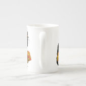 Thanksgiving le chat noir met turkije porselein kop (Achterkant)