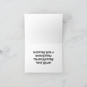 Thanksgiving Leaf Kaart (Binnen)