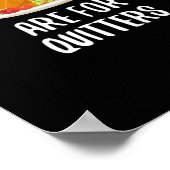 Thanksgiving Leftovers Are For Quitters Classic Vi Poster (Hoek)