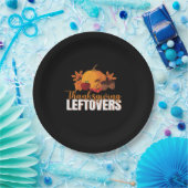 Thanksgiving Leftovers Creative Casual Meme Papieren Bordje (Feest)