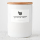 Thanksgiving Leftovers Stickers Friendsgiving (Voorkant)