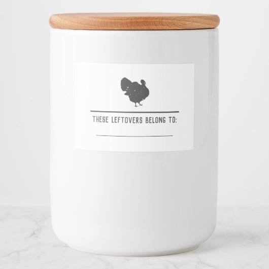 Thanksgiving Leftovers Stickers Friendsgiving (Voorkant)