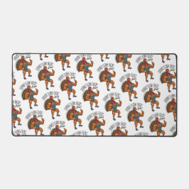 Thanksgiving Leg Day  Desk Mat