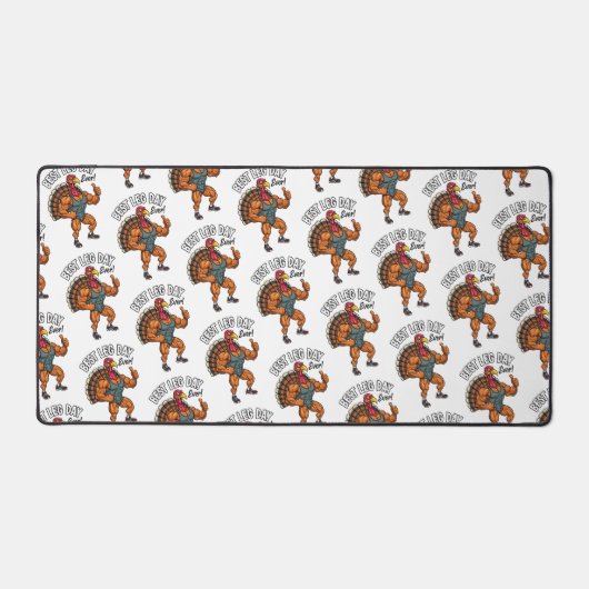 Thanksgiving Leg Day Desk Mat (Voorkant)