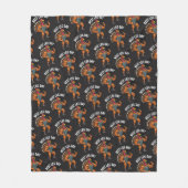 Thanksgiving Leg Day Fleece Blanket (Voorkant)