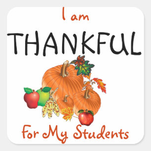 THANKSGIVING LERAAR STICKERS