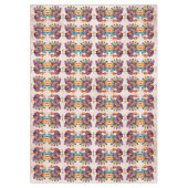 Thanksgiving Lumineuses Plumes Turquie Nappe (Devant)