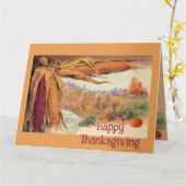 Thanksgiving maisoren kaart (Gele Bloem)