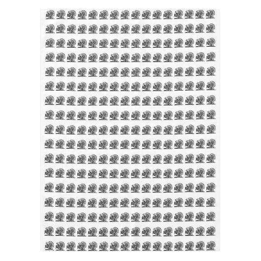 Thanksgiving MAJESTISCHE TURKIJE tafelkleed (Voorkant)