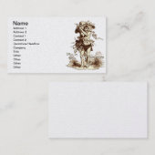 Thanksgiving Man man Visitekaartje (Voorkant / Achterkant)