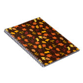 Thanksgiving Maple Leaves Pattern Notitieboek (Rechterzijde)