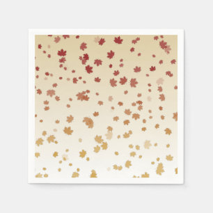 Thanksgiving Maple Leaves Servet