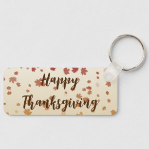 Thanksgiving Maple Leaves Sleutelhanger