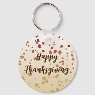 Thanksgiving Maple Leaves Sleutelhanger