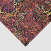 Thanksgiving marbré par remous de papier de soie (Détail)