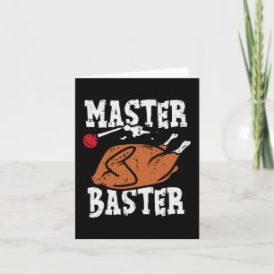Thanksgiving Master Baster Leuk Thanksgiving Dag H Kaart